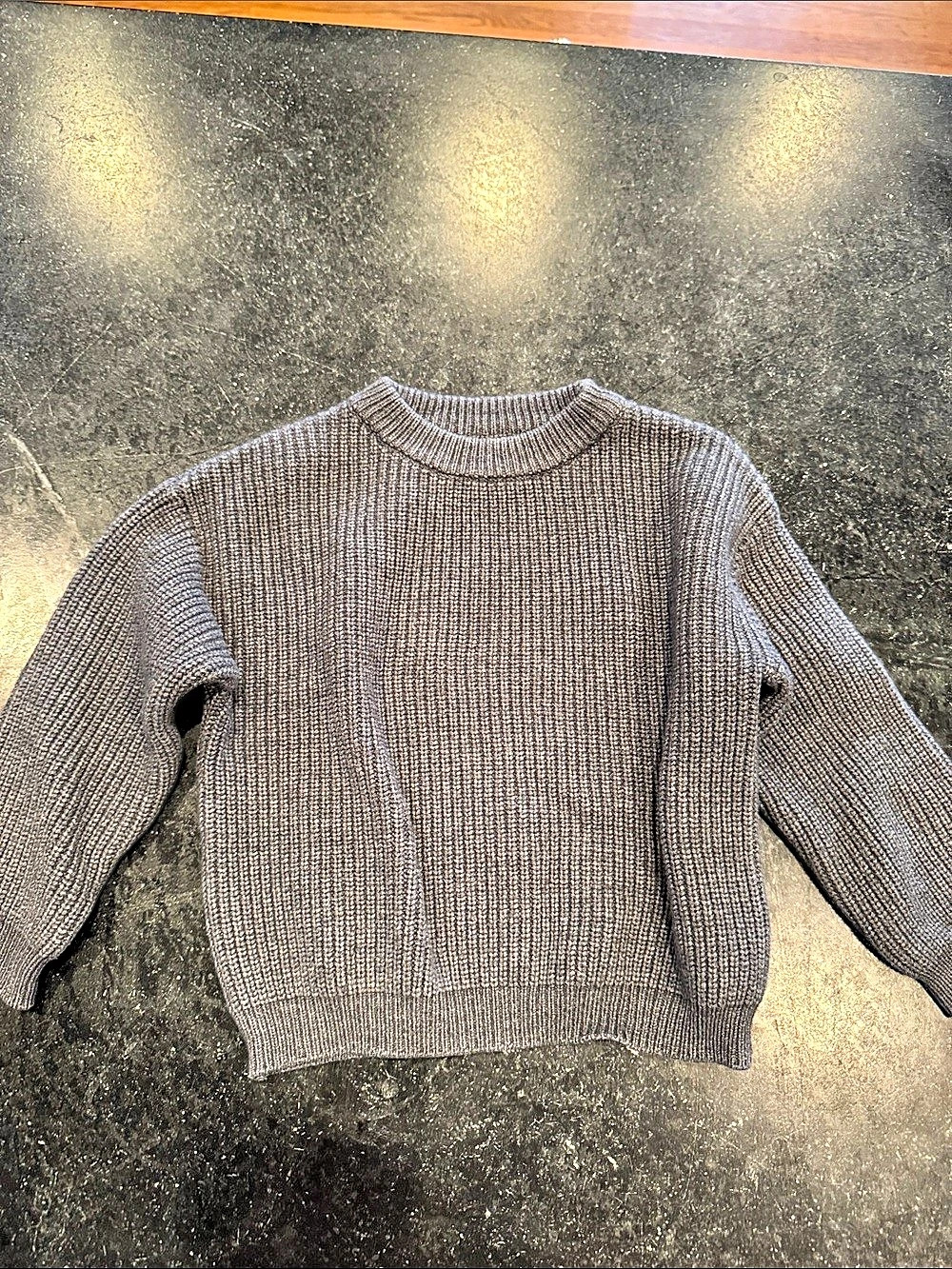 ZARA Ribbed Sweater Size 2-3Y in Gray